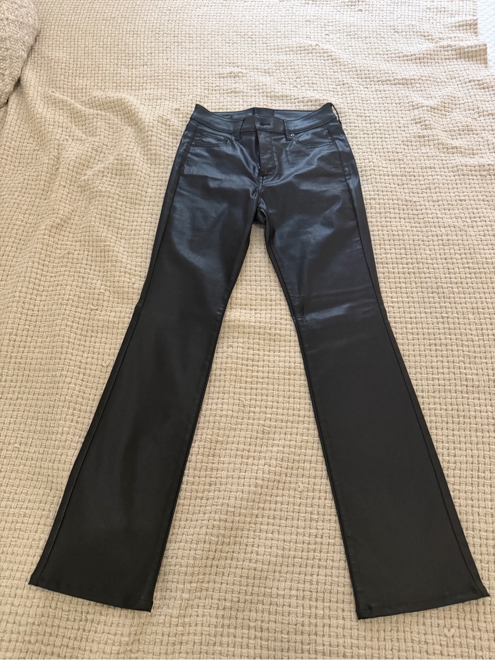 WHBM Women's Faux Leather Jeans